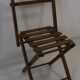 Chaise pliante bois vintage