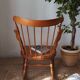 Vintage rocking chair made of beech wood