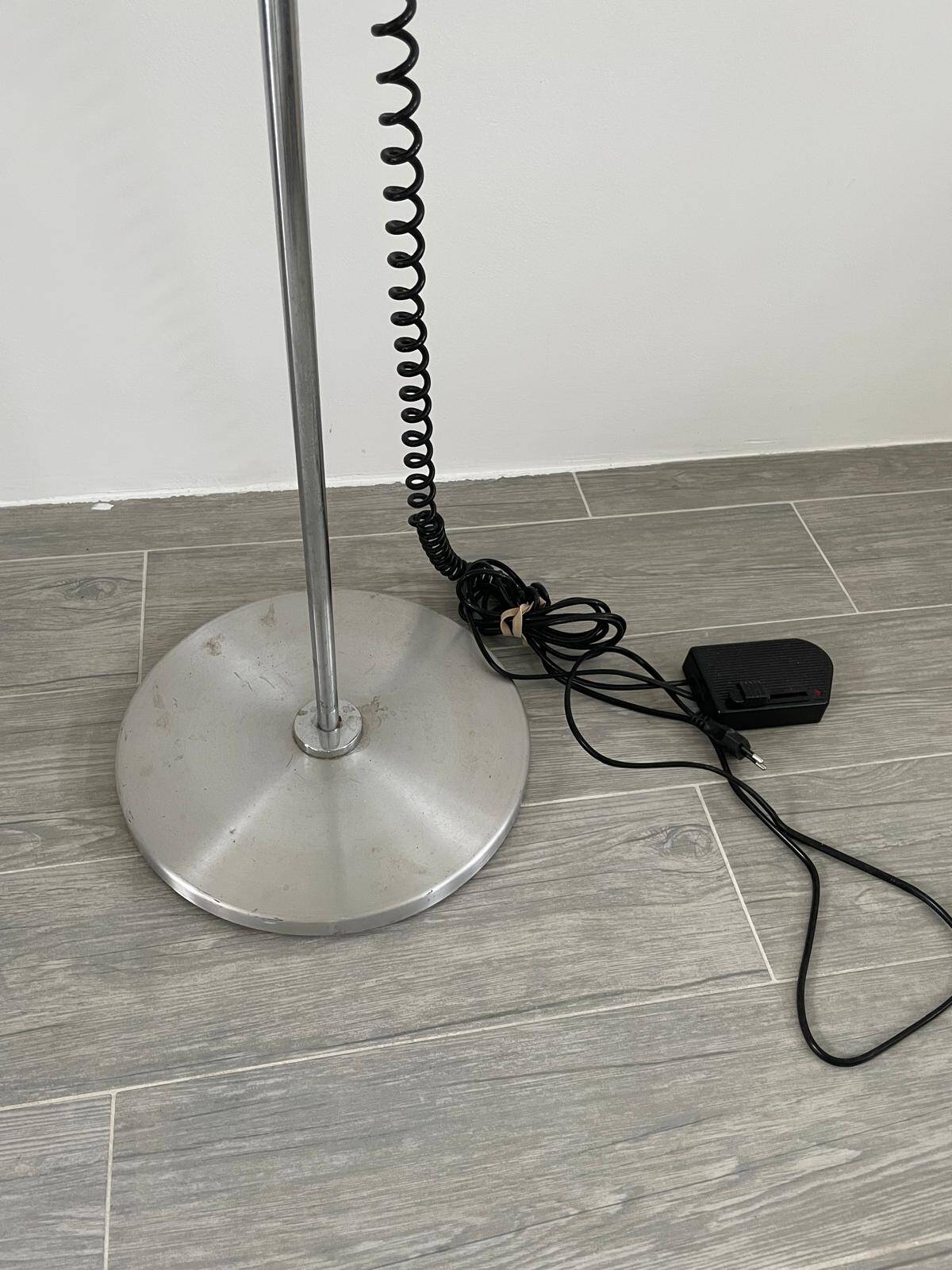 Floorlamp aluminium Rico and Annemarie Baltensweiler Halo 250
