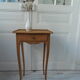 Bedside table from the 1900s, 1 drawer, waxed finish