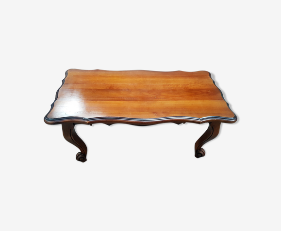 Table basse ancienne rustique en bois | Selency