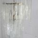 Chandelier by Carlo Nason, edited by Mazzega, Murano, Italy, circa 1970