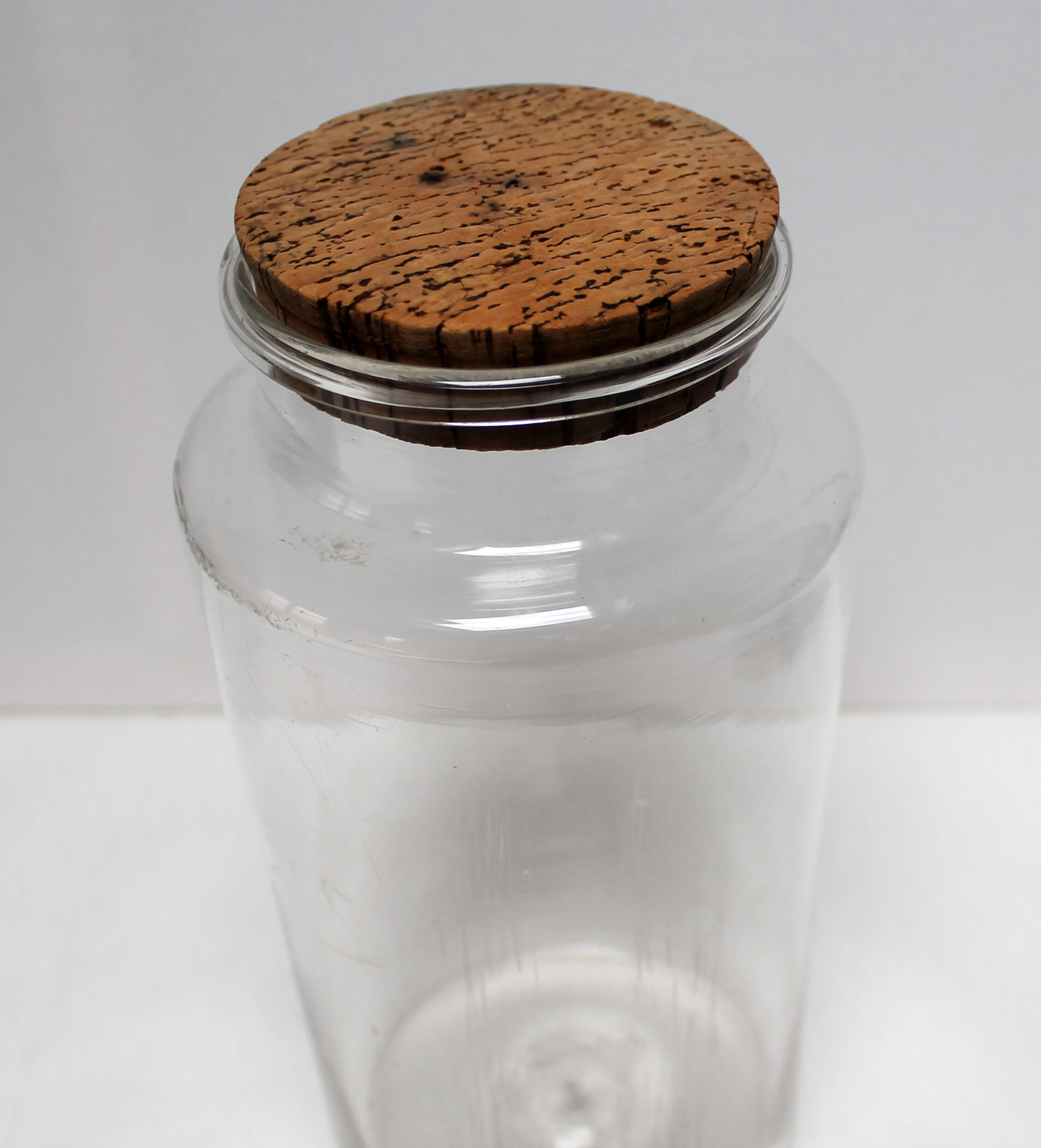 Old glass jar