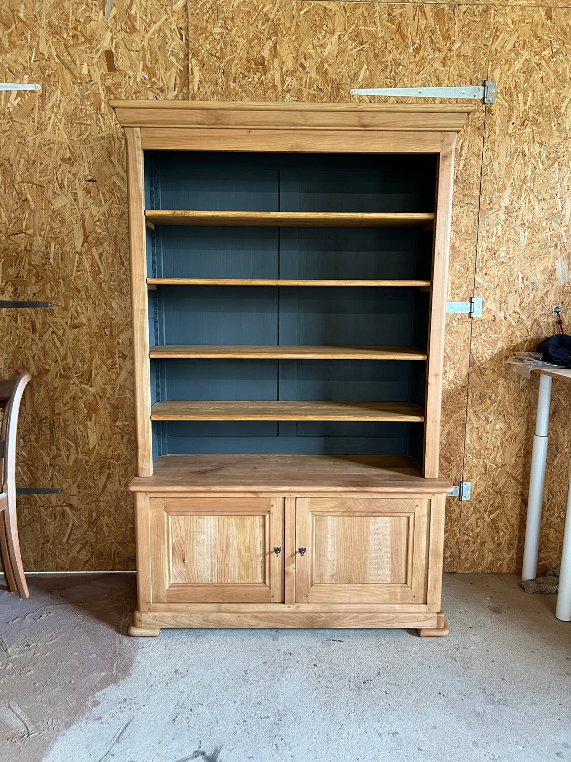 Cherry wood bookcase
