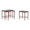 Nesting tables in Rosewood by Kai Winding for Poul Jeppesen, Denmark 1960s