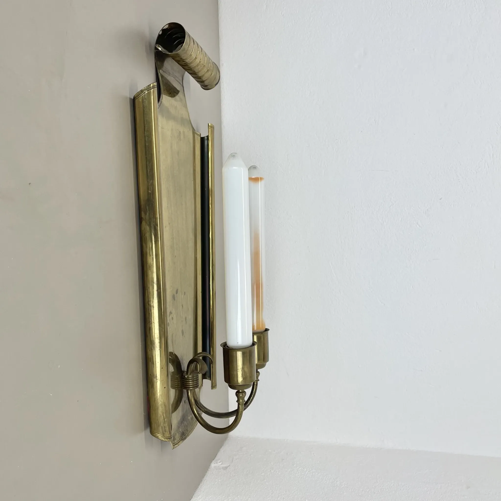 Unique Large Wall Light Object in the Style of Gio Ponti (60 cm), Italy, 1950s