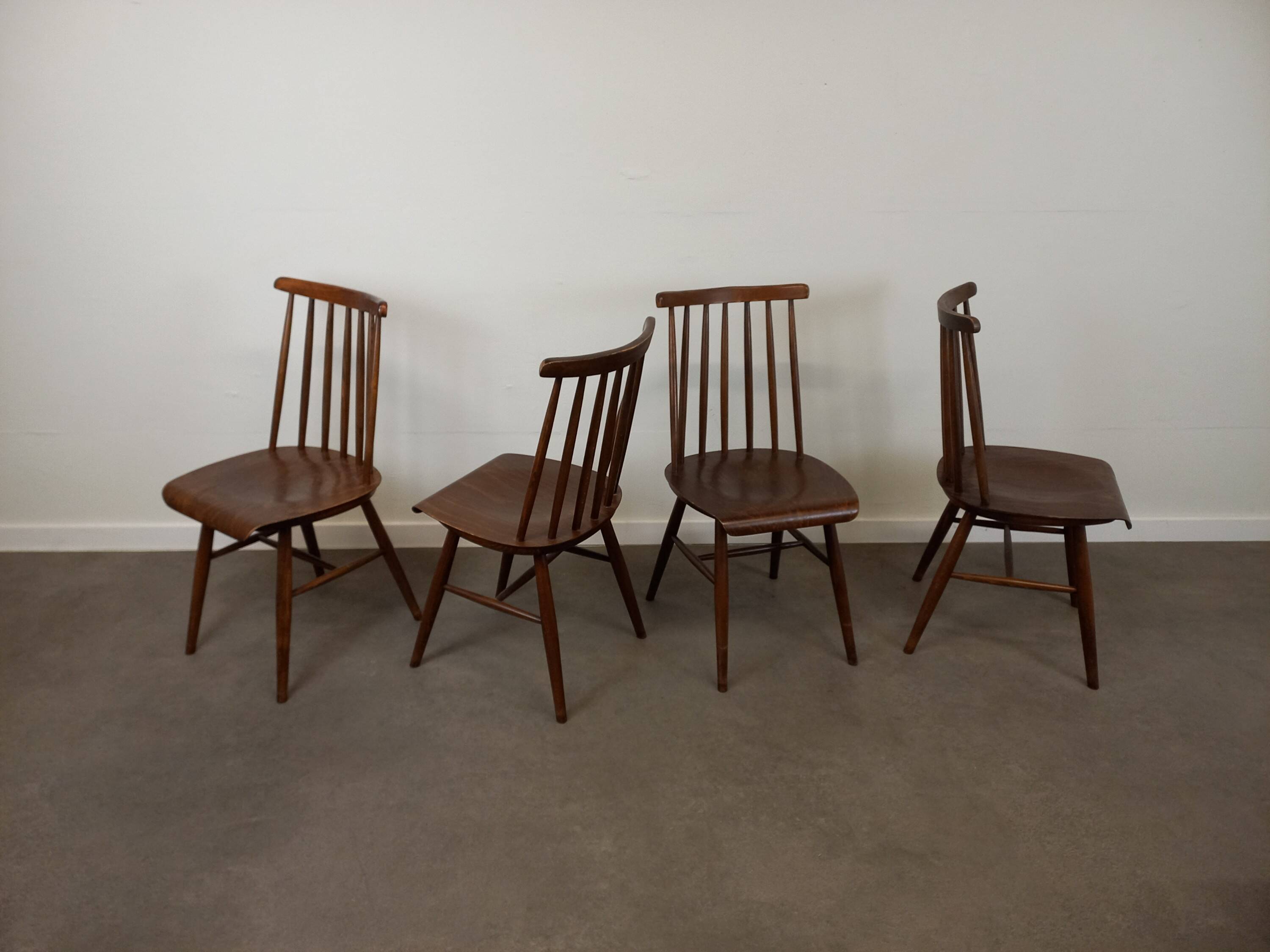 Scandinavian chairs set of 4