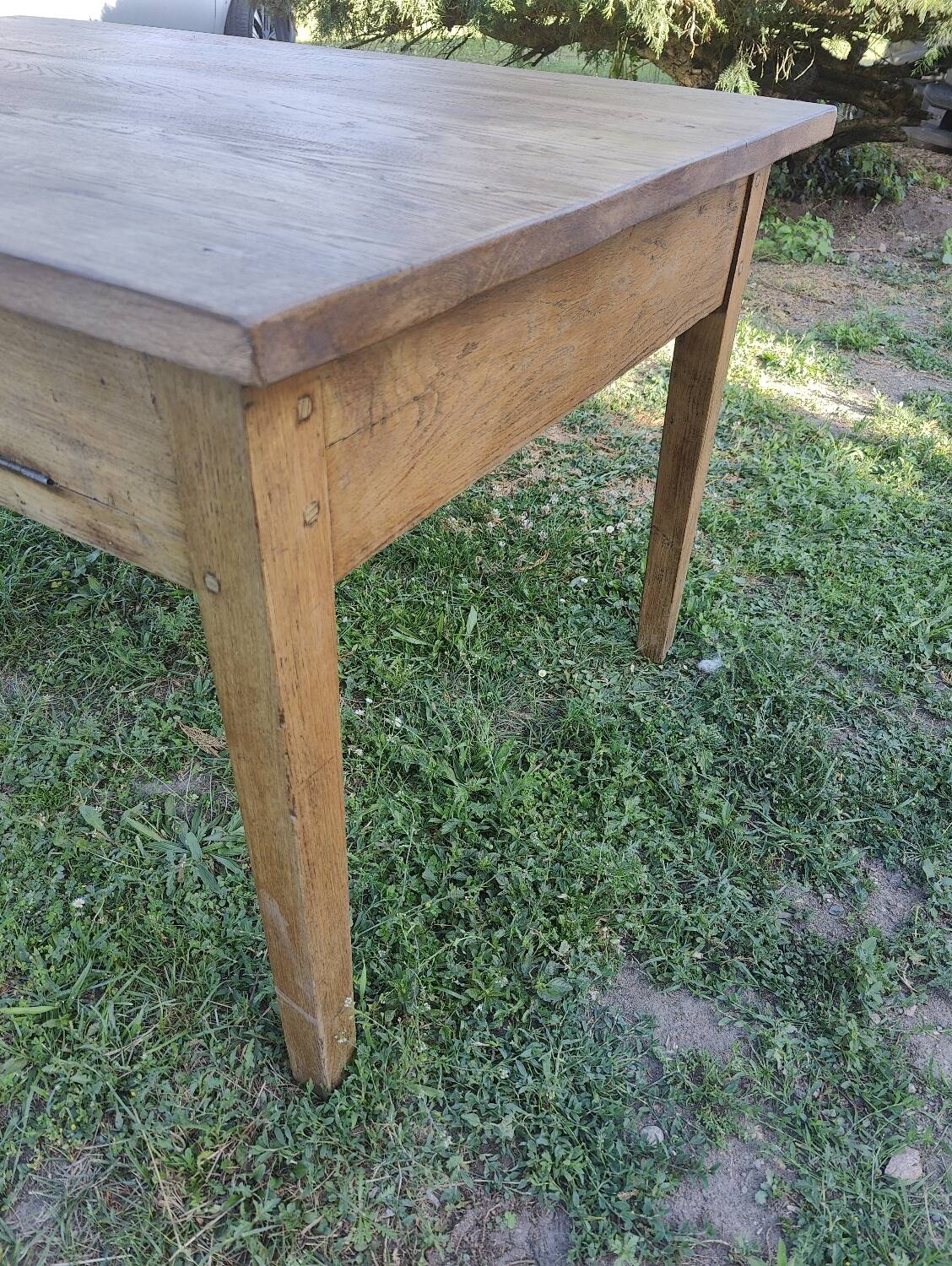 Old oak farmhouse table