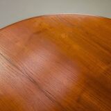 Table de Salle à Manger Ronde en Teck par HW Klein pour Bramin, Danemark, 1960s