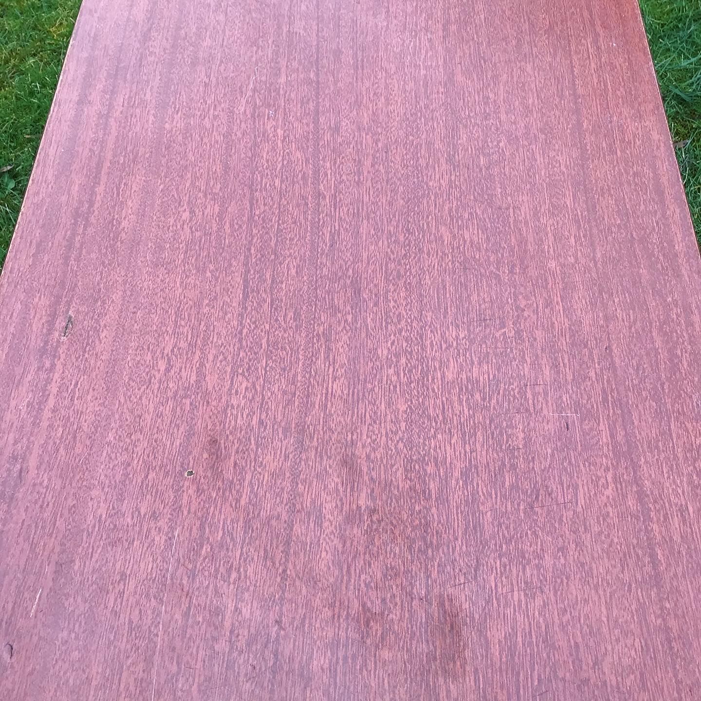Burgundy red bistro table