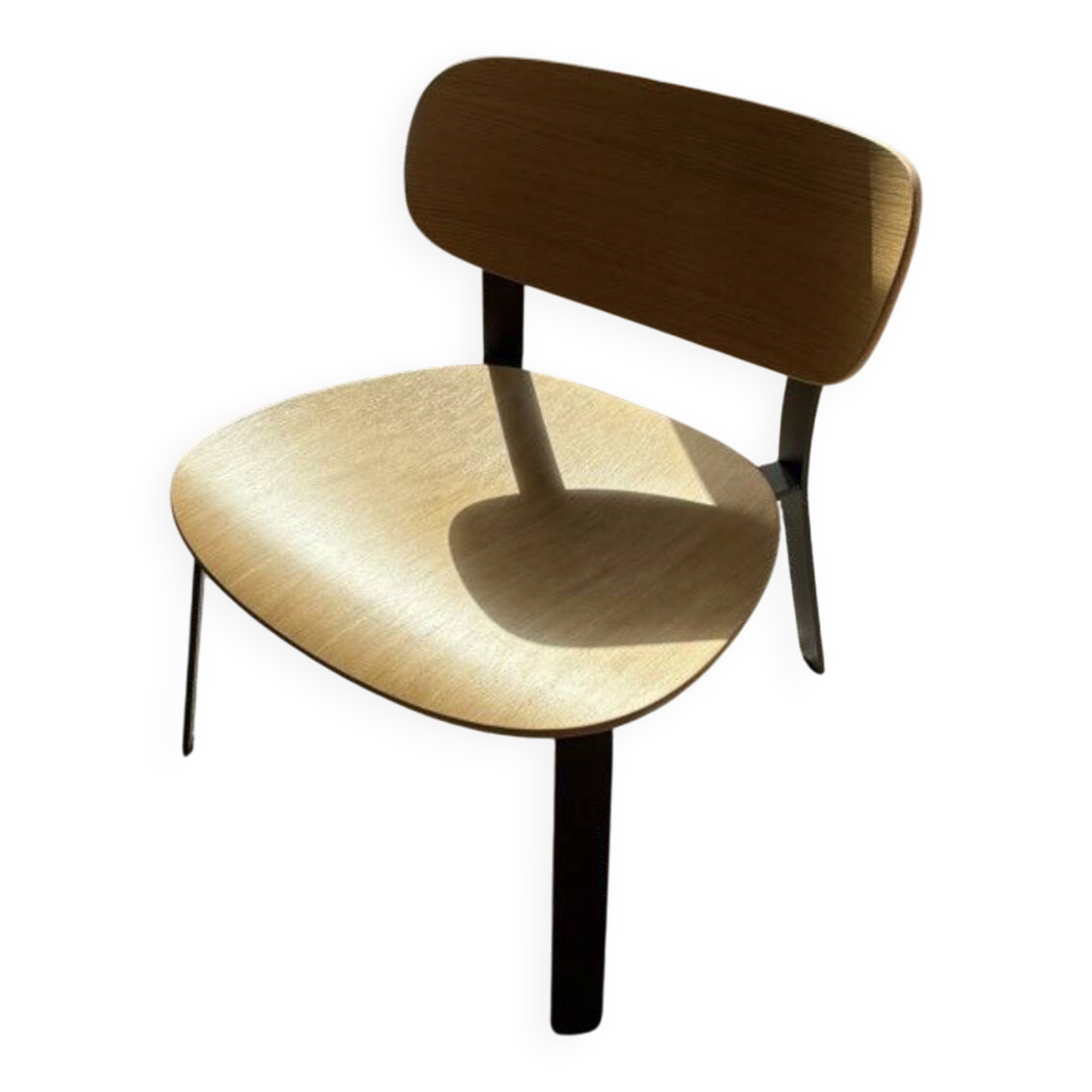 Fauteuil en bois & metal  Cruso Springback par Keiji Takeuchi