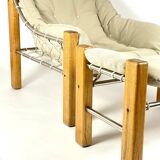 Jean Gillon  “Amazonas” 2 Lounge Chairs and Ottoman  (set of 3) for Italma