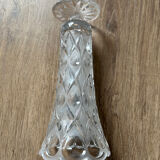 Worked glass vase