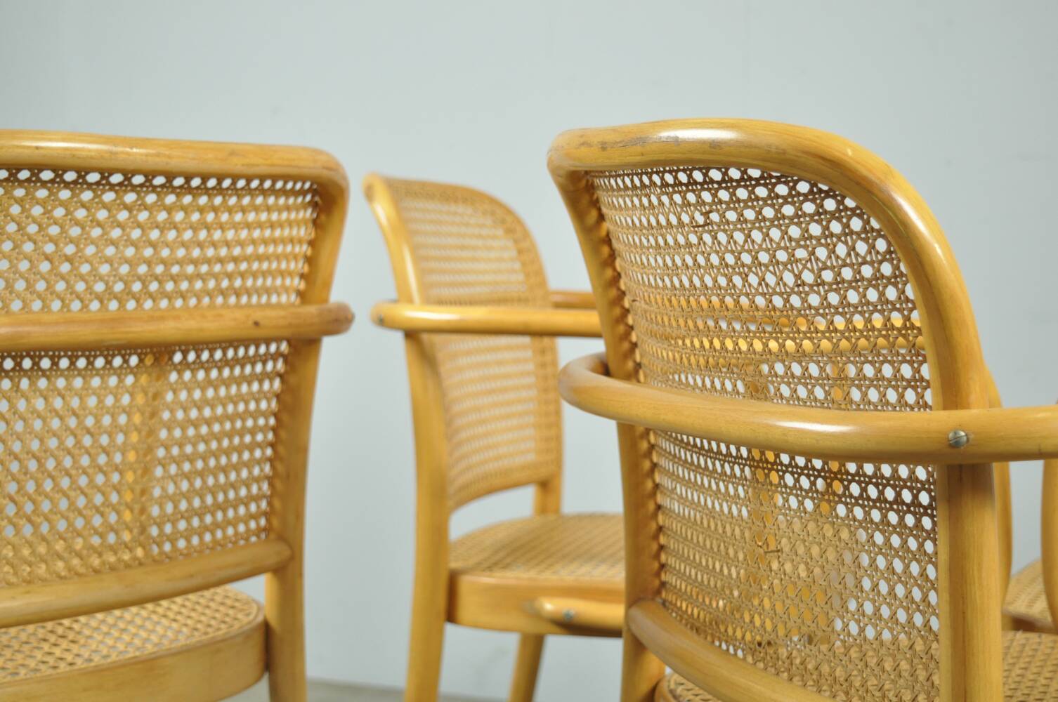 Vintage chairs by Joseph Hoffmann 1950s, Poland
