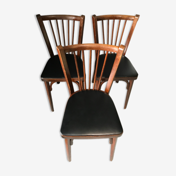 Suite of 3 Baumann chairs