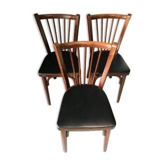 Suite of 3 Baumann chairs