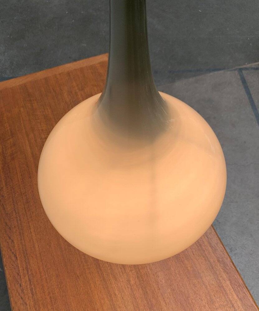 Mid-century Danish glass tulip pendant lamp by Nordisk Solar and Holmegaard, 1960s.