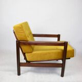 Fauteuil Vintage en Olive Jaune, 1970s