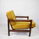 Vintage Armchair in Yellow Olive, 1970s
