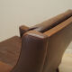Brown leather armchair, Danish design, 1960s, designer: Edmund Jørgensen