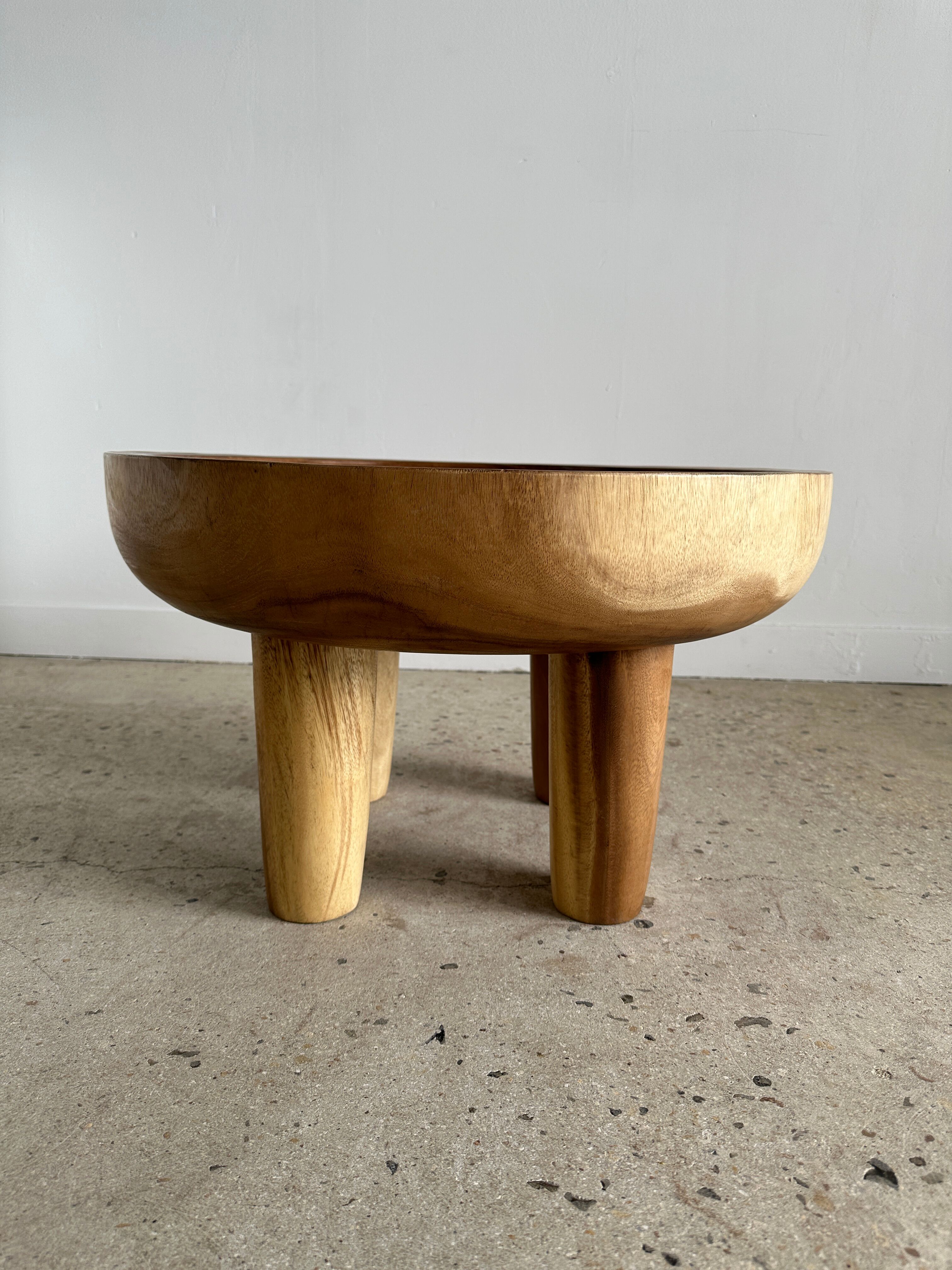 Coffee table, quadripod suar coffee table