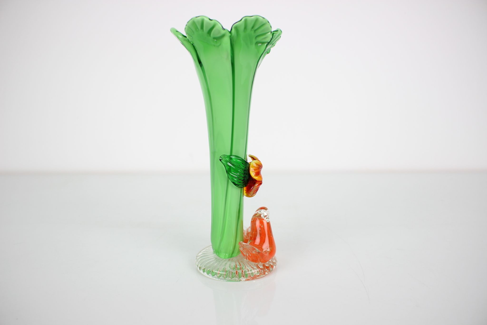 Mid-century glass vase, 1960's.
