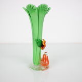 Mid-century glass vase, 1960's.