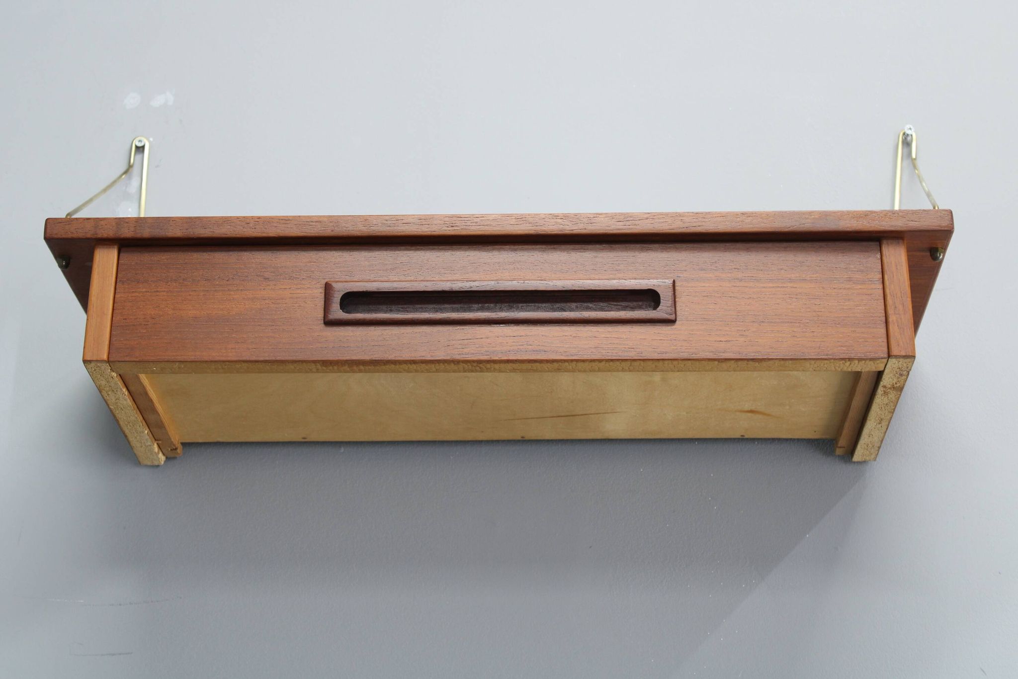 1960s teak shelf with drawer, Denmark