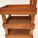 Vintage wooden rolling dessert