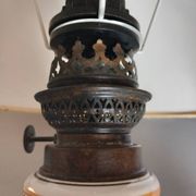 Lampe ancienne en faïence d'art de Rodez