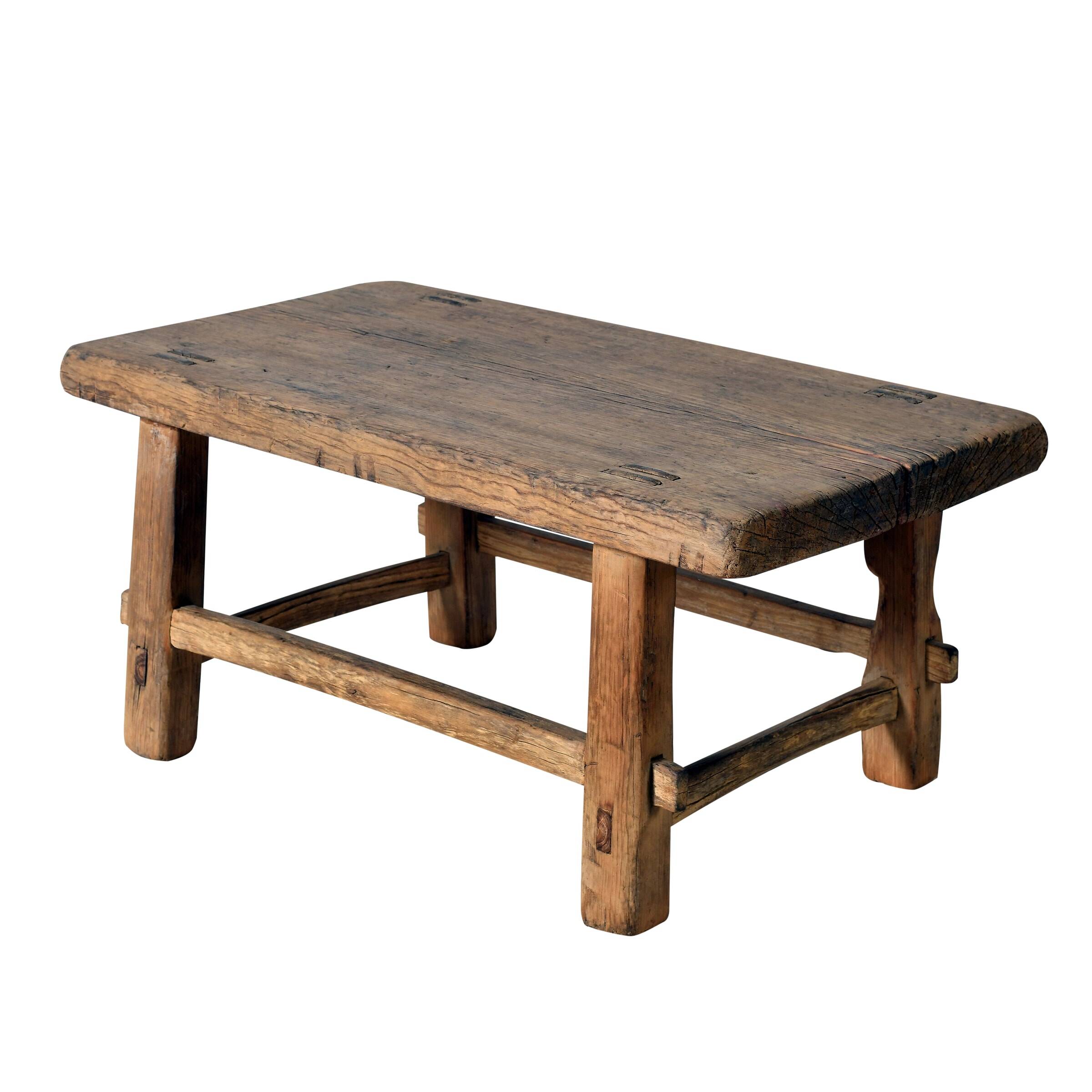 Fuzhou - Small antique Chinese coffee table in elm no. 1