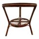 Table basse en rotin des années 50’S Italie