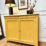 Honey yellow vintage Parisian sideboard