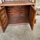 Vintage 70s rattan library
