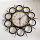 Pendulum wall clock sun wrought iron Star license Alto vintage