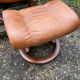 Ensemble fauteuil et repose pied stressless années 70/80
