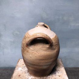 Glazed terracotta jug