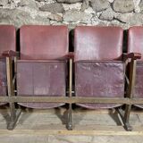 Series of 4 cinema chairs