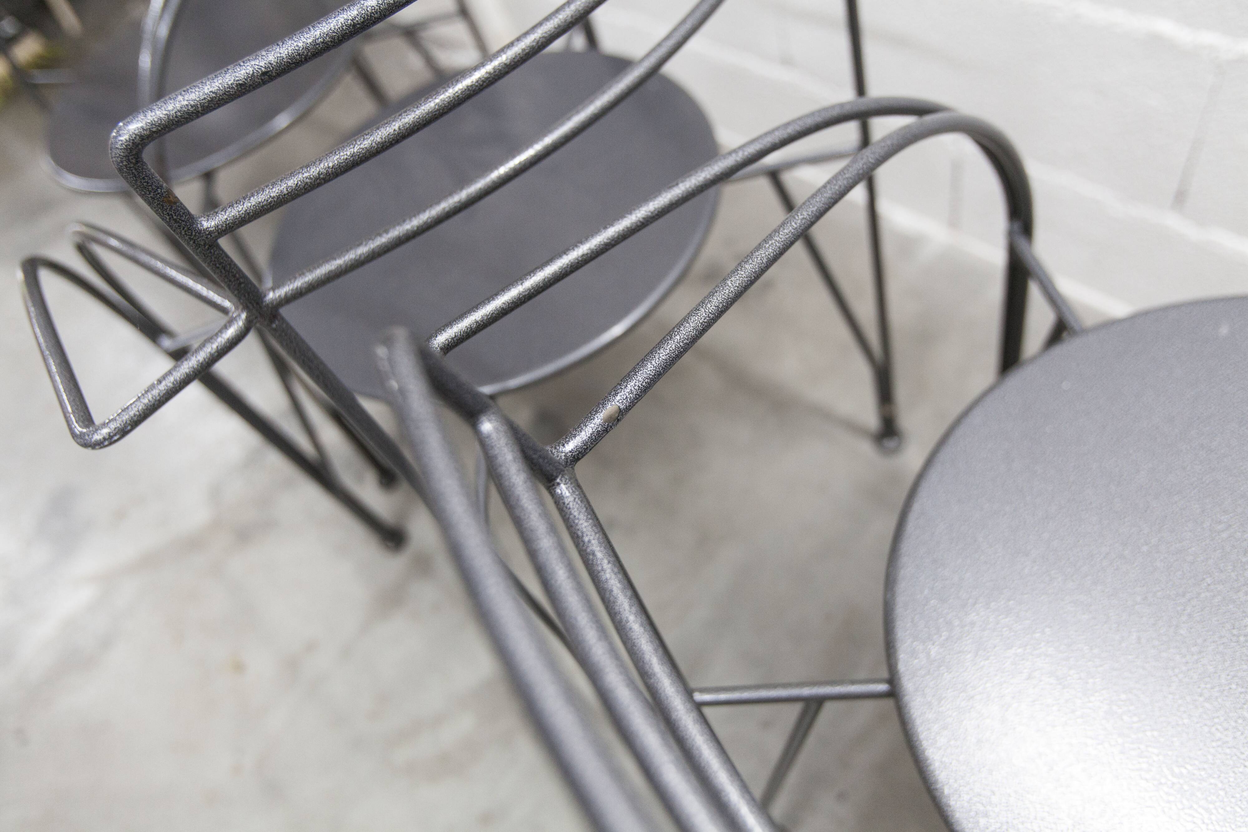 Set of 6 "Silver Moon" armchairs by Pascal Mourgue 1985