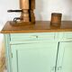 Green Parisian buffet mint