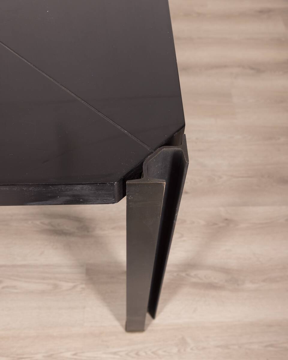 TABLE VINTAGE ANNÉES 70 MOD T210 DESIGN TECNO POUR OSVALDO BORSANI