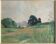 Table HSP "Wooded landscape" signed middle XX° + frame