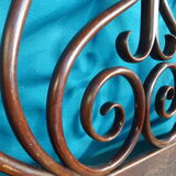 Double wooden headboard turned J & J kohn