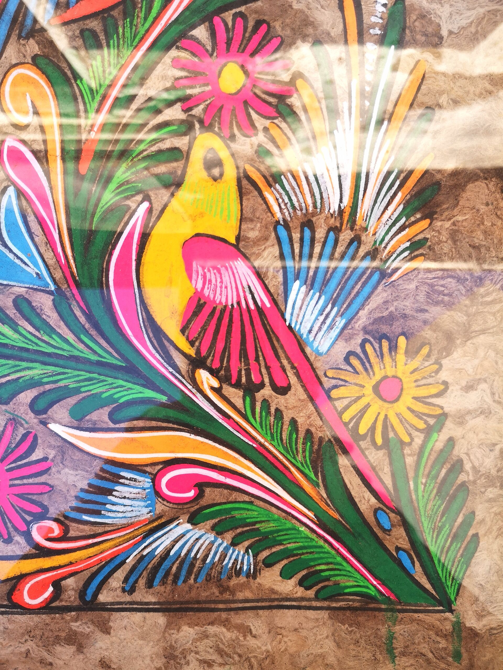 Vintage Mexican painting