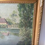 Signed painting H Boquet