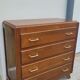 Vintage chest of drawers 1950 feet compass 4 drawers
