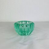 Green glass vase by Pierre D'Avesn, art deco pocket tray