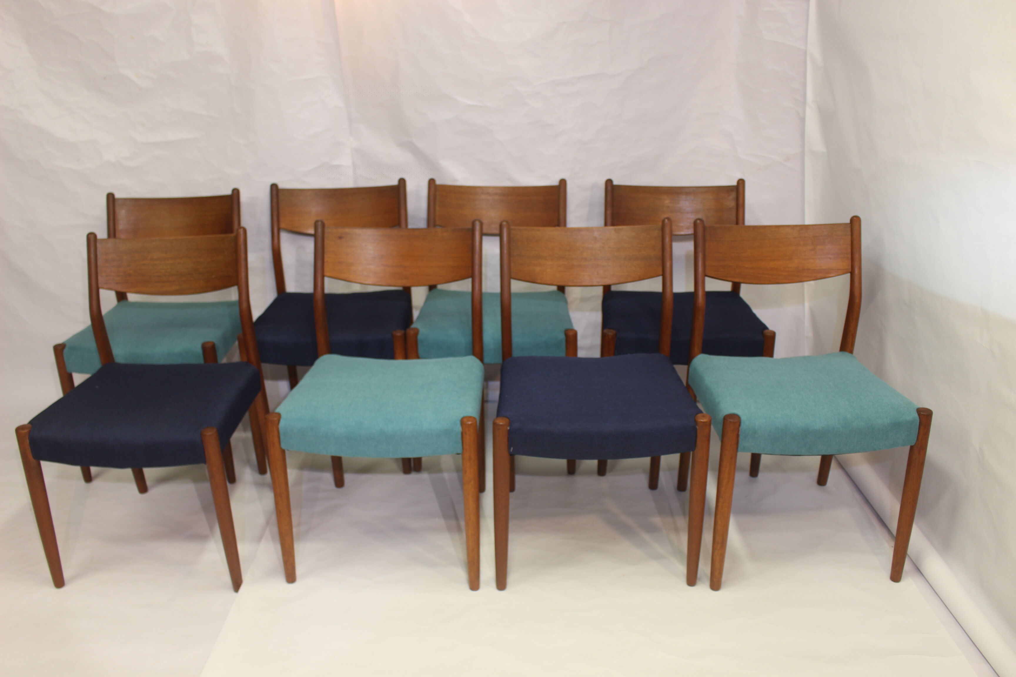 Set de 4 chaises en teck Cees Braakman pour Pastoe 1960.