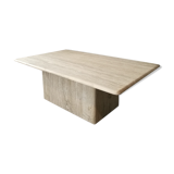 Travertine coffee table