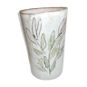 Vase en céramique émaillé gris